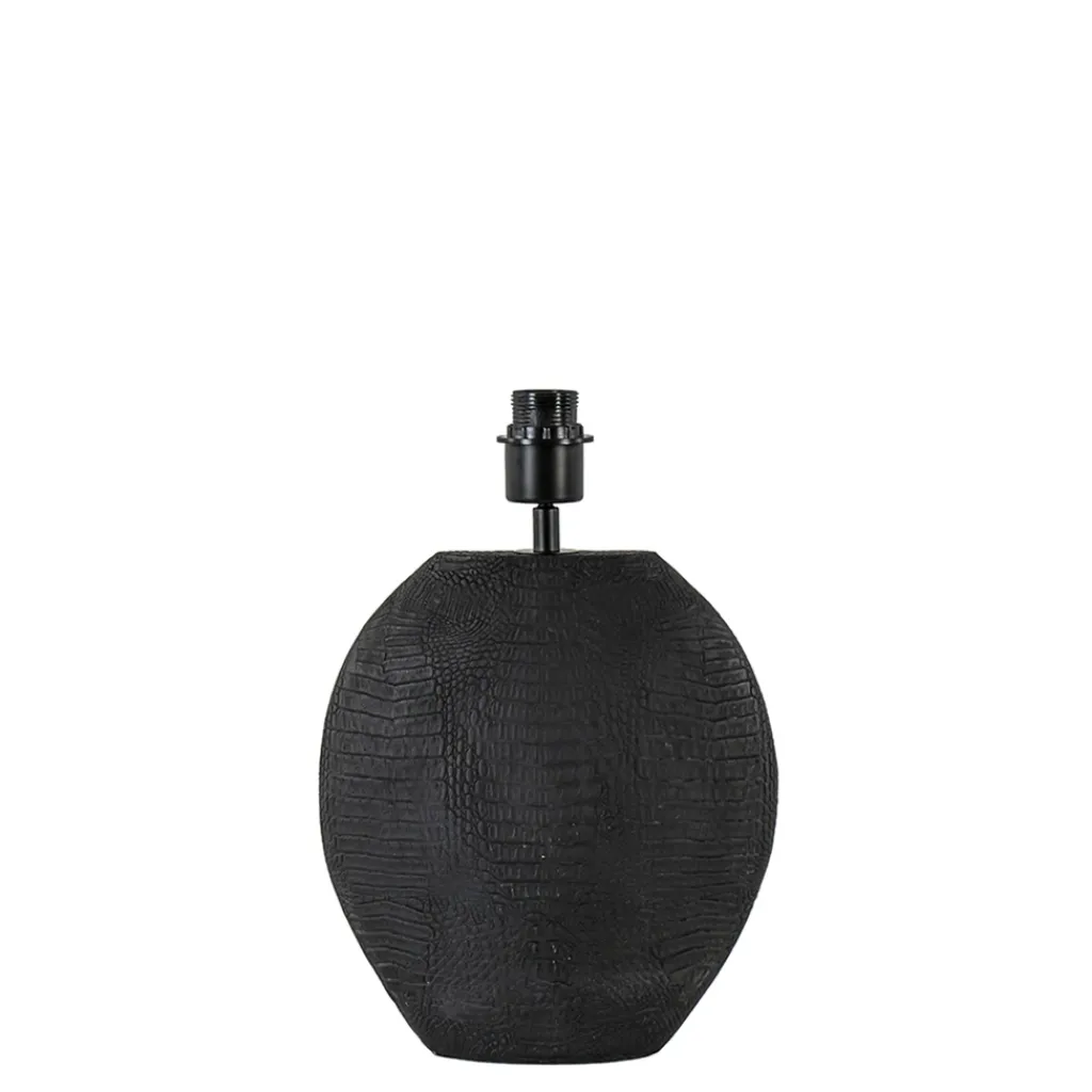 Straluma Kleine lampvoet Skeld mat zwart> Tafellampen|Lampenvoeten