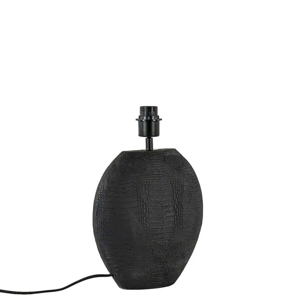 Straluma Kleine lampvoet Skeld mat zwart> Tafellampen|Lampenvoeten