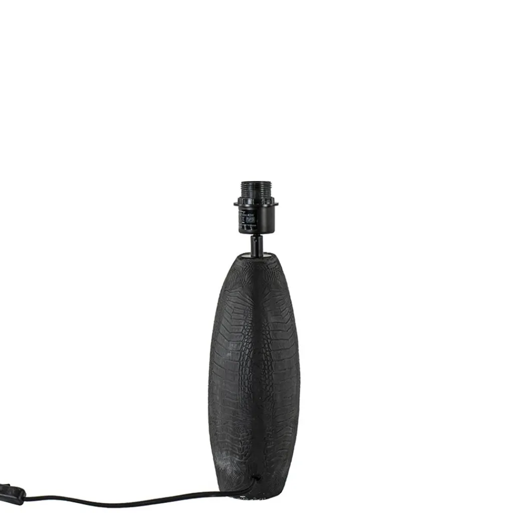 Straluma Kleine lampvoet Skeld mat zwart> Tafellampen|Lampenvoeten