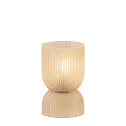 Straluma Kleine Phoebe tafellamp peach op batterijen Light and Living> Light and Living|Woonkamerlampen