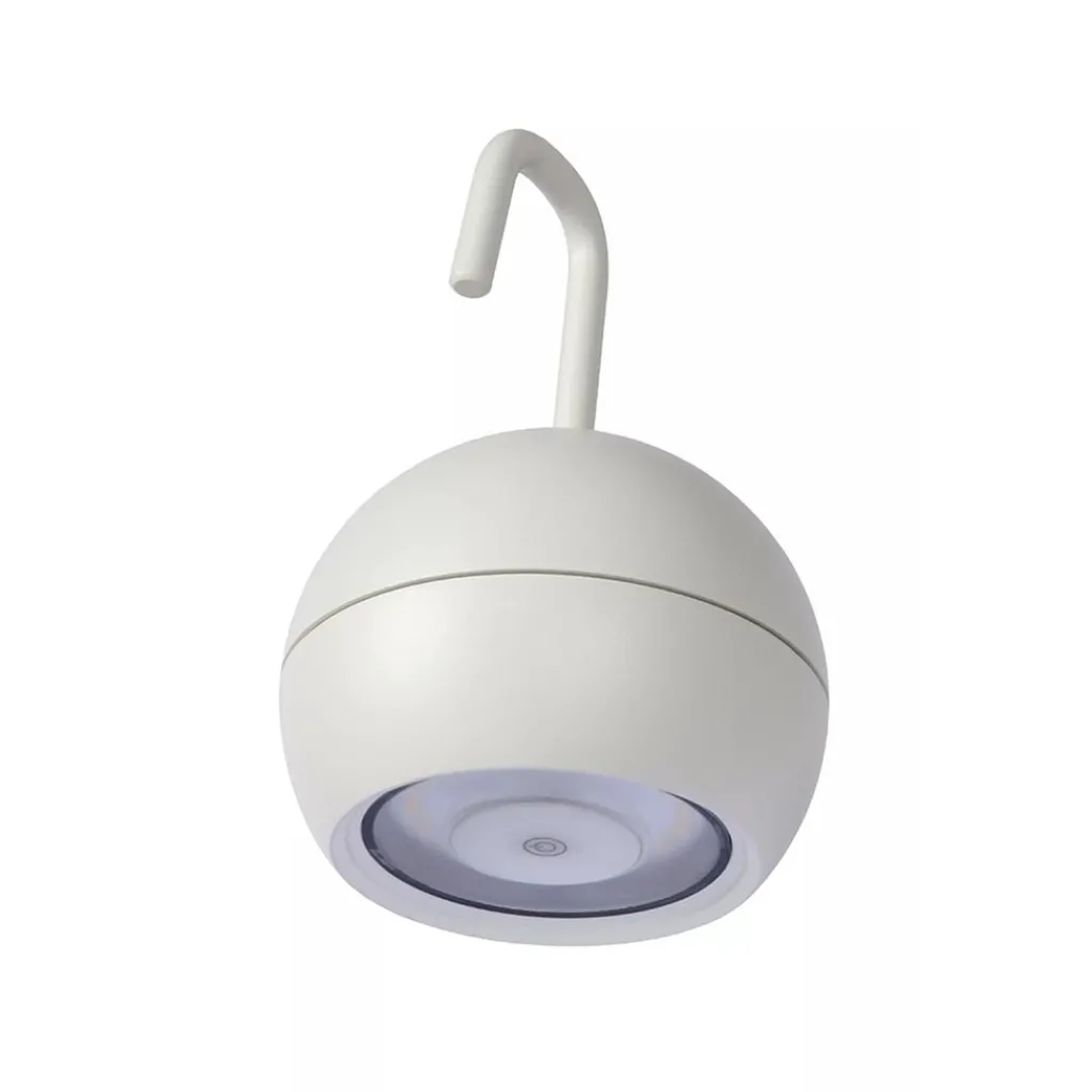 Straluma Kleine ronde buitenlamp met USB wit> Buitenlampen