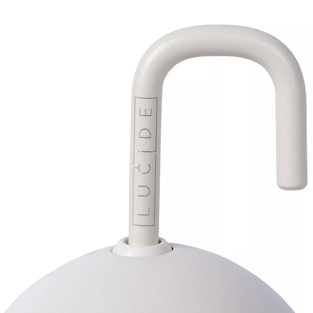 Straluma Kleine ronde buitenlamp met USB wit> Buitenlampen