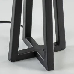 Straluma Kleine tafellamp Miley mat zwart exclusief kap> Lampenvoeten|Light and Living