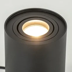 Straluma Kleine tafellamp spot mat zwart metaal></noscript> Woonkamerlampen|Slaapkamerlampen