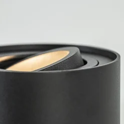 Straluma Kleine tafellamp spot mat zwart metaal></noscript> Woonkamerlampen|Slaapkamerlampen