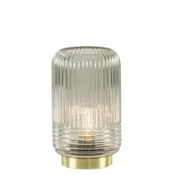 Straluma Kleine tafellamp warm lichtgrijs op batterijen Lipa van L&L> Tafellampen|Light and Living