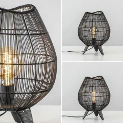 Straluma Kleine tafellamp Yumi mat zwart></noscript> Tafellampen|Draadlampen