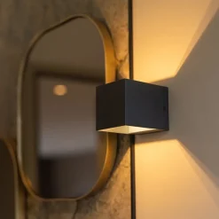 Straluma Kleine wandlamp up+down G9 zwart><noscript><img width=