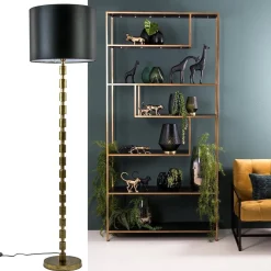 Straluma Lampenkap cilinder zwart met witte binnenzijde><noscript><img width=