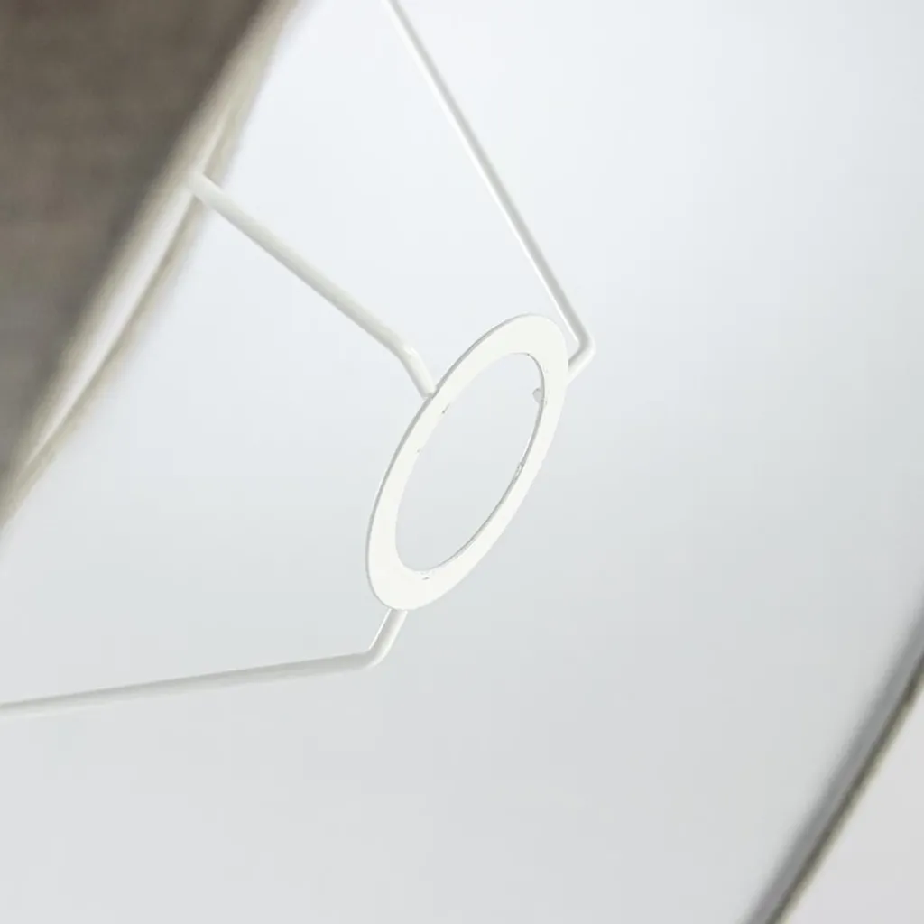 Straluma Lampenkap vlas linnen donker warm omgeslagen> Lampenkappen