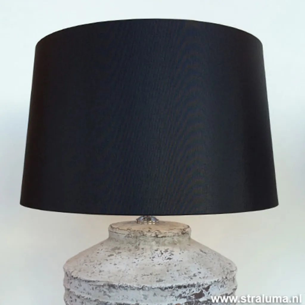 Straluma Lampenkap zwart Bridge 35 cm Chinz 20> Woonkamerlampen|Slaapkamerlampen