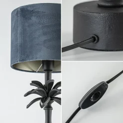 Straluma L&L lampvoet Armata mat zwarte palmboom><noscript><img width=