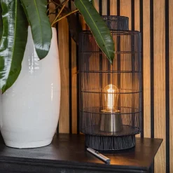 Straluma L&L tafellamp Gruaro zwart draad></noscript> Draadlampen|Light and Living