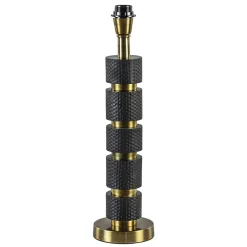 Straluma Lampvoet Azoyu zwart/brons exclusief kap> Lampenvoeten|Light and Living