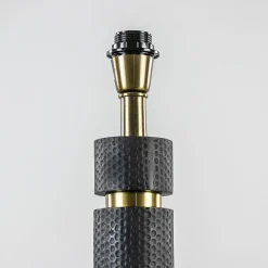 Straluma Lampvoet Azoyu zwart/brons exclusief kap> Lampenvoeten|Light and Living