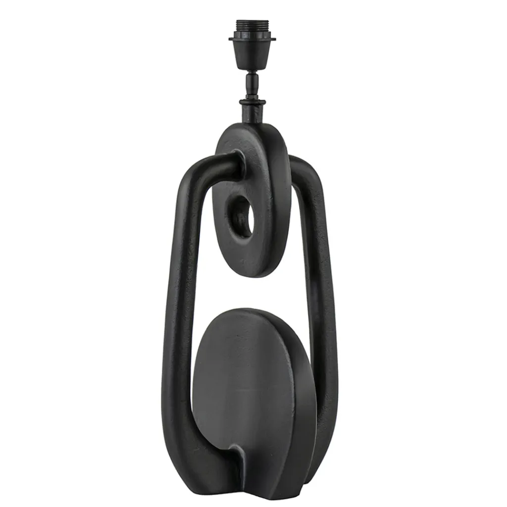 Straluma Lampvoet Cepos Light and Living mat zwart> Tafellampen|Lampenvoeten