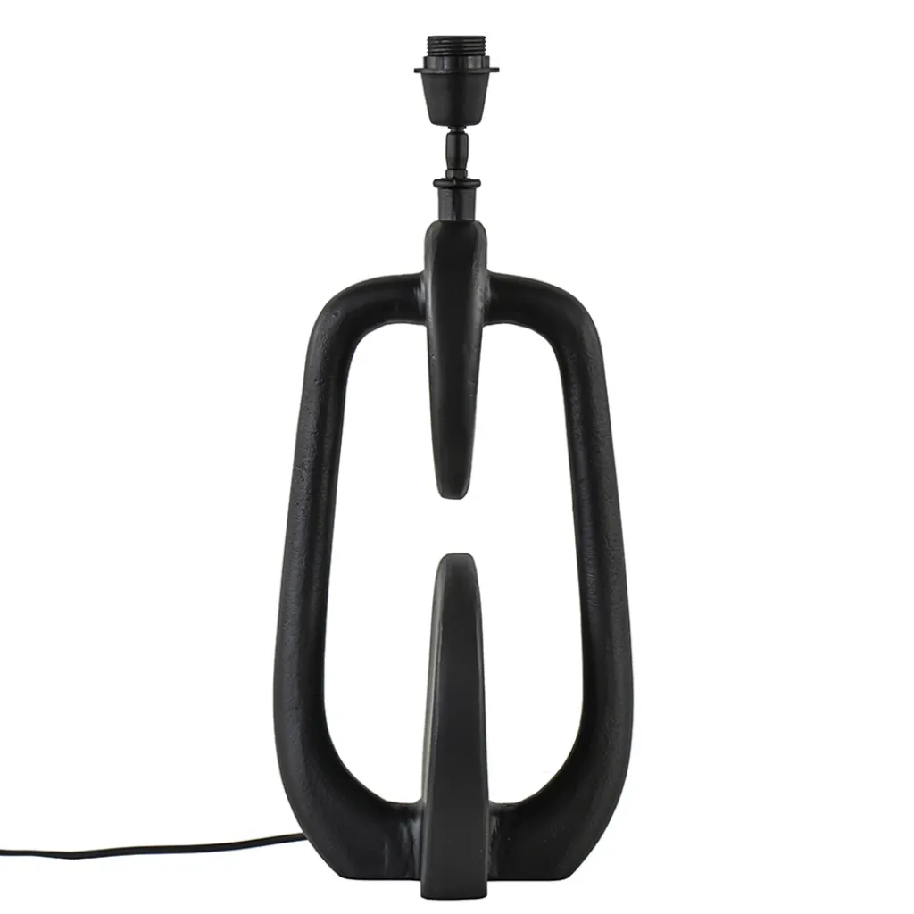 Straluma Lampvoet Cepos Light and Living mat zwart> Tafellampen|Lampenvoeten