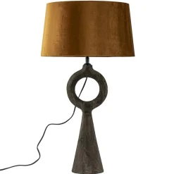 Straluma Lampvoet Sabuli hout donker bruin excl. kap></noscript> Tafellampen|Lampenvoeten