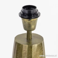 Straluma Lampvoet Saley Ruw Antiek Brons><noscript><img width=