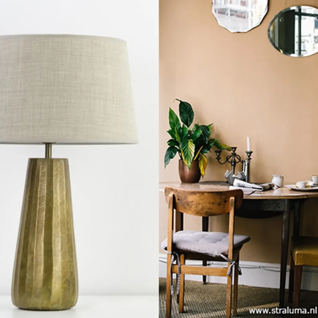 Straluma Lampvoet Saley Ruw Antiek Brons> Lampenvoeten|Schemerlampen