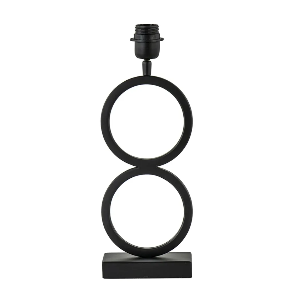 Straluma Lampvoet Stelios mat zwart exclusief kap> Tafellampen|Lampenvoeten