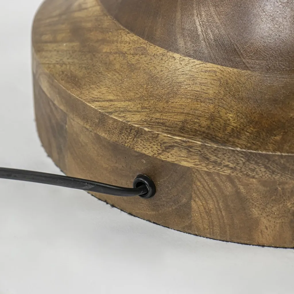 Straluma Lampvoet/vloerlamp Jovany wood oil brown> Vloerlampen|Lampenvoeten