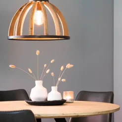 Straluma Landelijk hanglamp Djem hout/zink><noscript><img width=