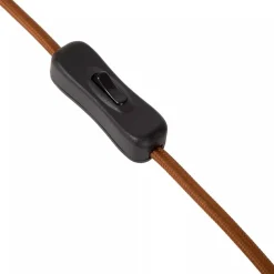 Straluma Landelijke tafellamp papier naturel met zwart></noscript> Tafellampen|Draadlampen