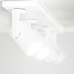 Straluma Langwerpige 4-lichts opbouwspot mat wit GU10></noscript> Opbouwspots|Halverlichting