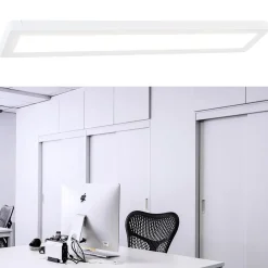 Straluma Langwerpige plafondlamp LED panel wit></noscript> Plafondlampen|Wandlampen