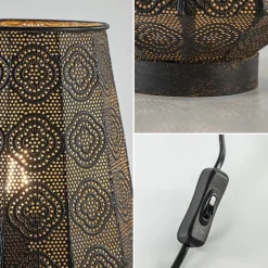 Straluma Lantaarn tafellamp donker bruin oriental><noscript><img width=