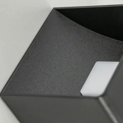 Straluma LED buitenlamp oplaadbaar zwart vierkant><noscript><img width=