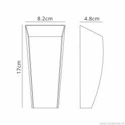 Straluma LED buitenlamp up+down wit aluminium IP54></noscript> Wandlampen|Buitenlampen