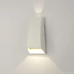 Straluma LED buitenlamp up+down wit aluminium IP54></noscript> Wandlampen|Buitenlampen