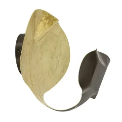 Straluma LED design wand/plafondlamp brons met goldleaf> Plafondlampen|Wandlampen