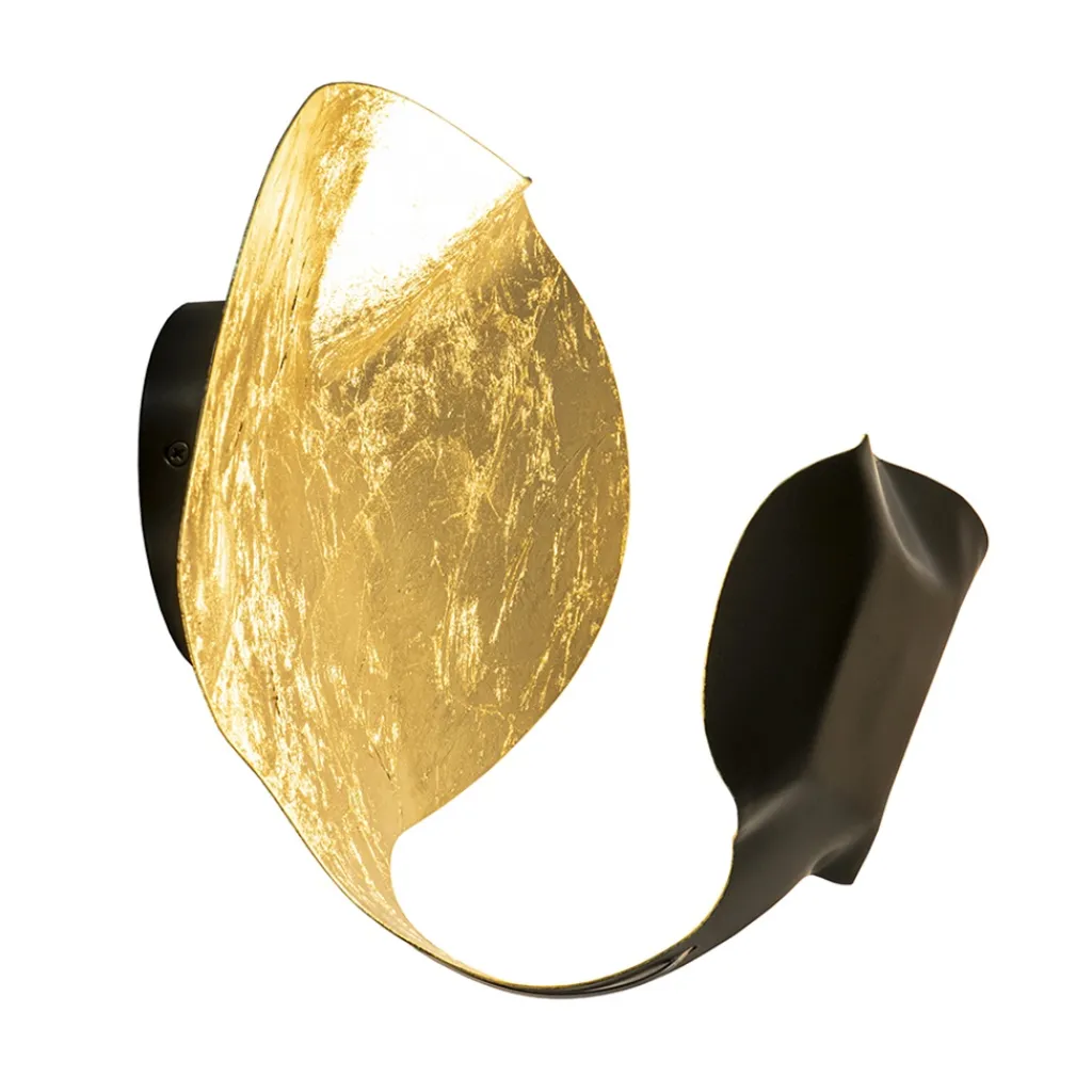 Straluma LED design wand/plafondlamp brons met goldleaf> Plafondlampen|Wandlampen