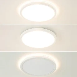 Straluma LED plafondlamp met 3 licht opties wit IP44><noscript><img width=