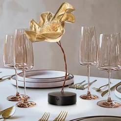 Straluma LED tafellamp Lafleur op battrij velvet></noscript> Tafellampen|LED Tafellampen