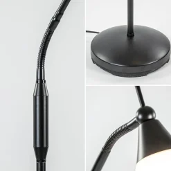 Straluma LED vloer/leeslamp Touchy verstelbaar zwart></noscript> Vloerlampen|Leeslampen