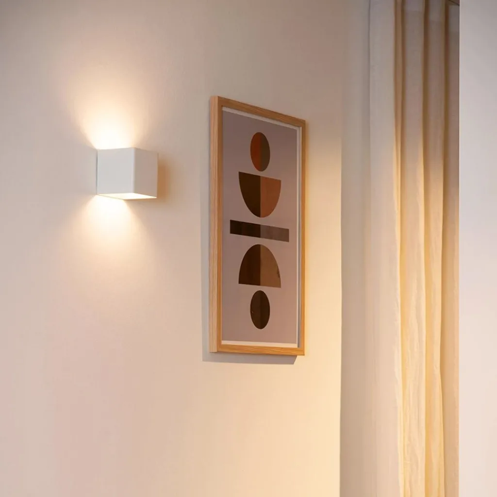 Straluma LED wandlamp oplaadbaar wit vierkant IP54> Wandlampen|Buitenlampen