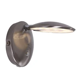 Straluma LED wandlamp staal met dimmer> Wandlampen|Bedlampjes