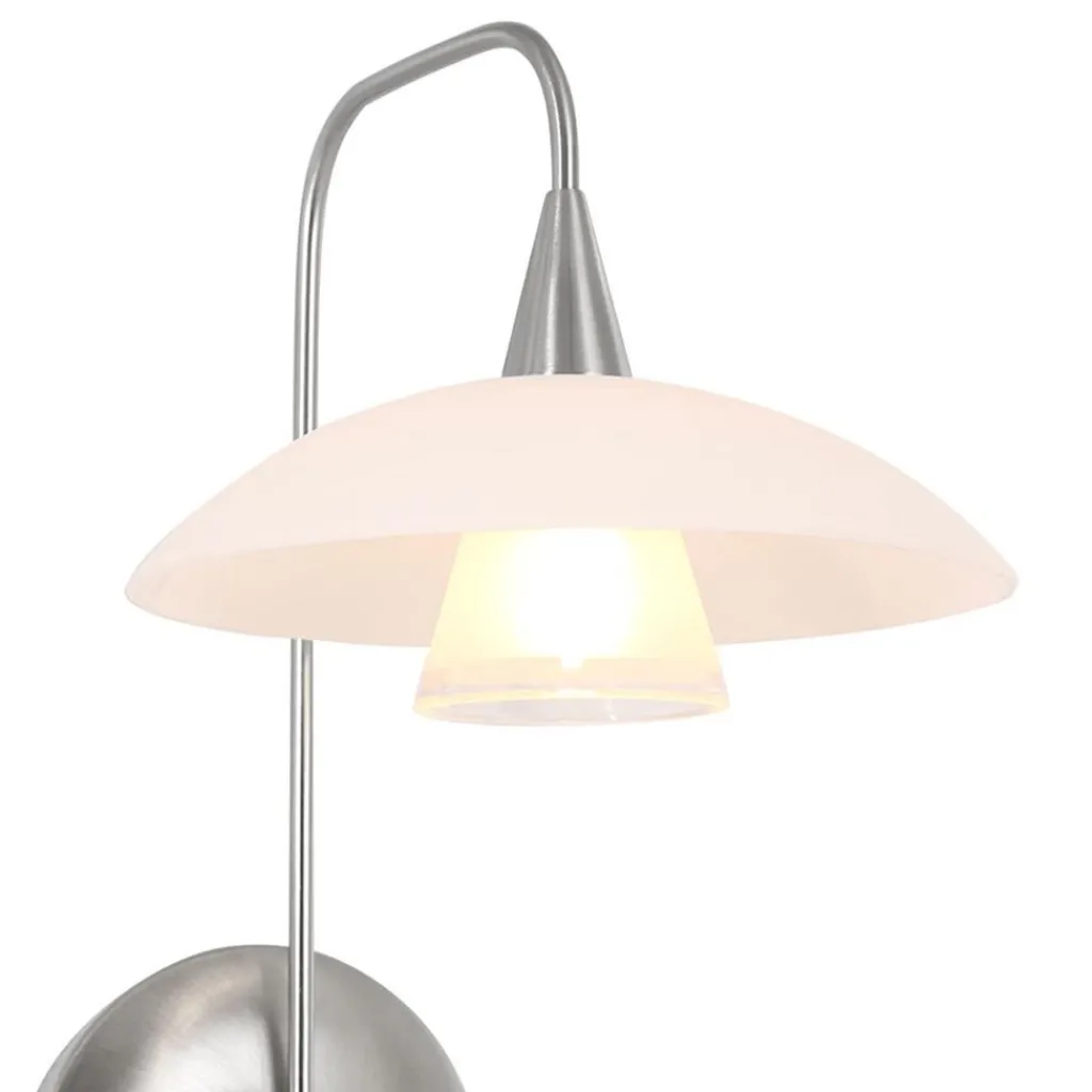 Straluma LED wandlamp staal met glas inclusief snoer> Wandlampen|LED Wandlampen