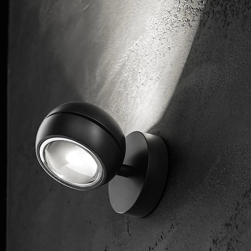 Straluma LED wandlamp up+down Nautilus Mini zwart verstelbaar> Wandlampen|LED Wandlampen