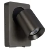 Straluma LED wandspot zwart staal met USB aansluiting> Wandlampen|LED Wandlampen
