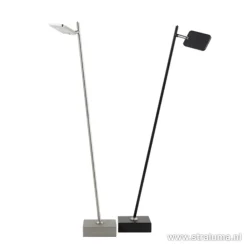 Straluma Leeslamp Block nikkel met pushdimmer></noscript> Vloerlampen|Leeslampen