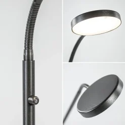 Straluma Leeslamp Denia Flex zwart dim-to-warm></noscript> Vloerlampen|Leeslampen