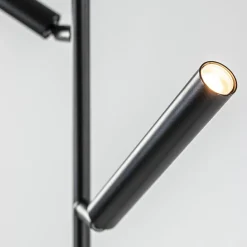 Straluma Leeslamp Flute 2l zwart dim-to-warm></noscript> Vloerlampen|Leeslampen