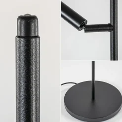 Straluma Leeslamp Flute 2l zwart dim-to-warm></noscript> Vloerlampen|Leeslampen