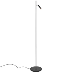 Straluma Leeslamp Flute 1l zwart dim-to-warm> Vloerlampen|Leeslampen