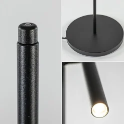 Straluma Leeslamp Flute 1l zwart dim-to-warm></noscript> Vloerlampen|Leeslampen